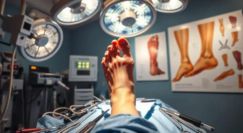 Quando é necessário fazer uma cirurgia no pé